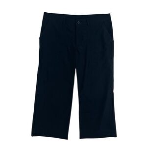 Patagonia Womens Black Nylon/Poly Straight Leg Cropped Pants Size 10